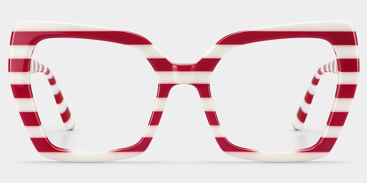 Pavia Red Butterfly Glasses