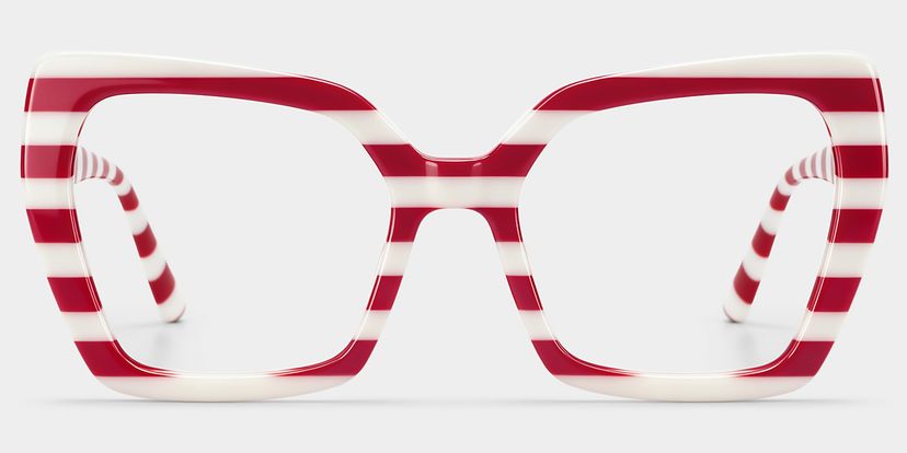Pavia Red Butterfly Glasses