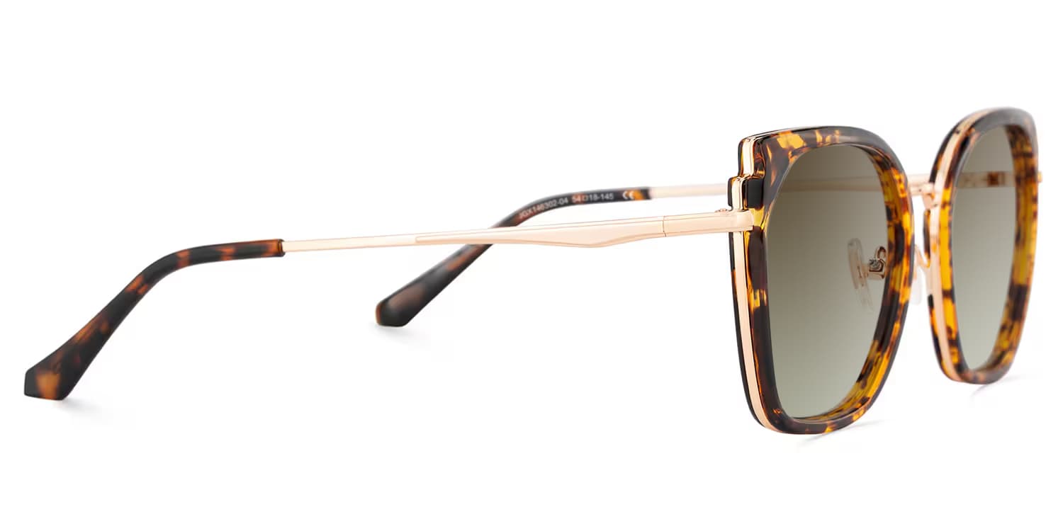 Murcia Square Tortoise Sunglasses3