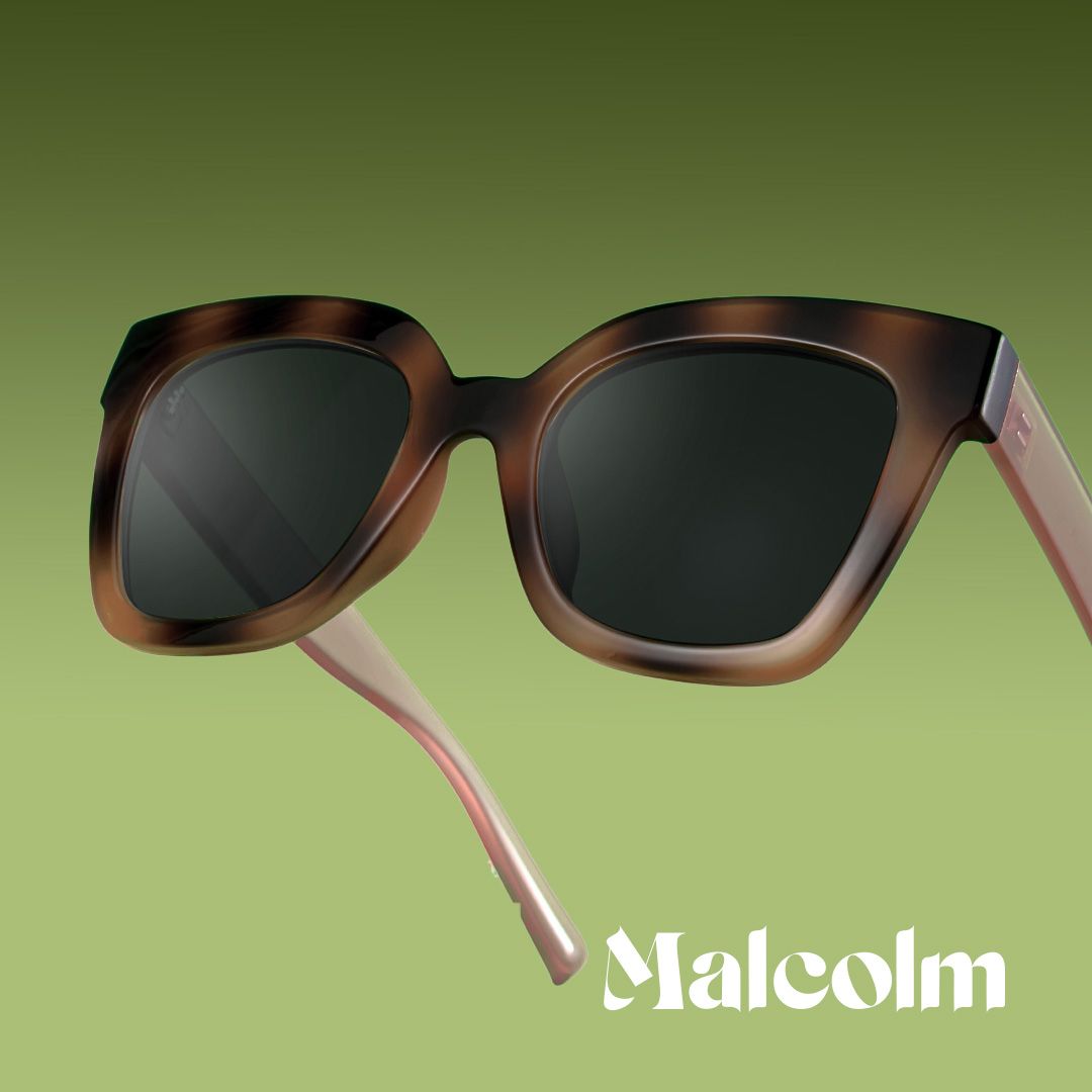Malcolm Square Burnt-Umber Frame Sunglasses Online Sale | ZEELOOL0