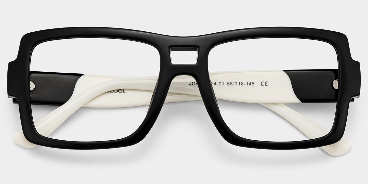 凍える鏡('07TAC/ワコー/エクラアニマル/シネマポルト/AZ) Nora Aviator Black Frame Glasses for Women | ZEELOOL