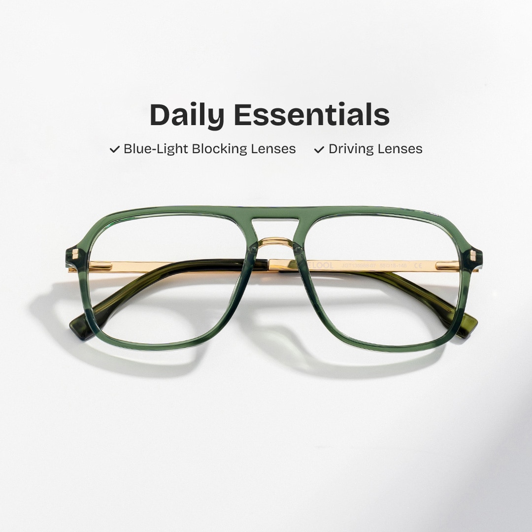 Kilworth Aviator Green Glassess2