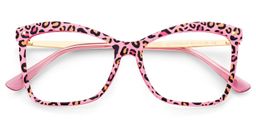 Isaebella Butterfly Leopard Glasses1