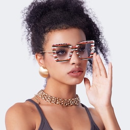 Poutine Square Multicolor Glasses6