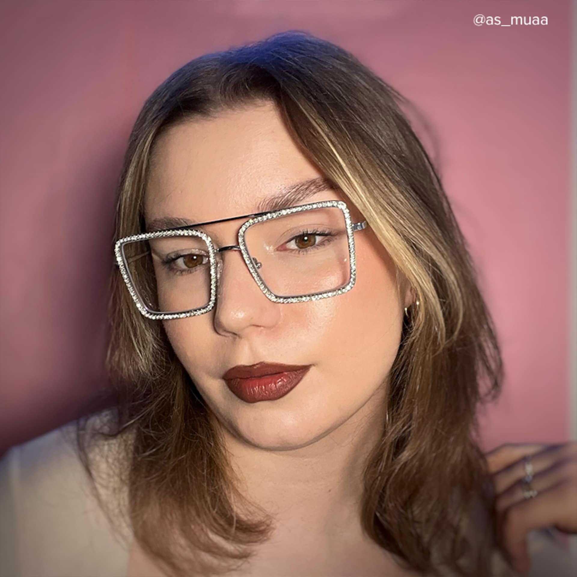 Diva Sparkle Glitter Glasses, Silver Eyeglass Frames9