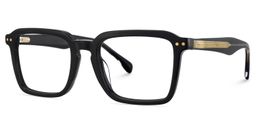 Vickerie Rectangle Black Glasses3