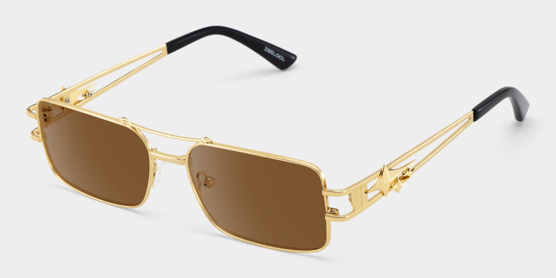 Eric gold aviator frames glasses Online | ZEELOOL2