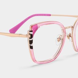 Murcia Square Pink Glasses5