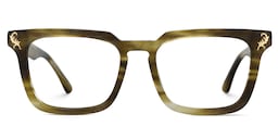 Bashir Rectangle Brown Glasses1