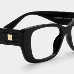 Hannah Black Rectangle Glasses5
