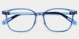 Lane Rectangle Blue Crystal Glasses2