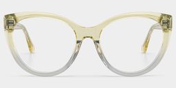 Kiera  Cat-eye Green Glasses1