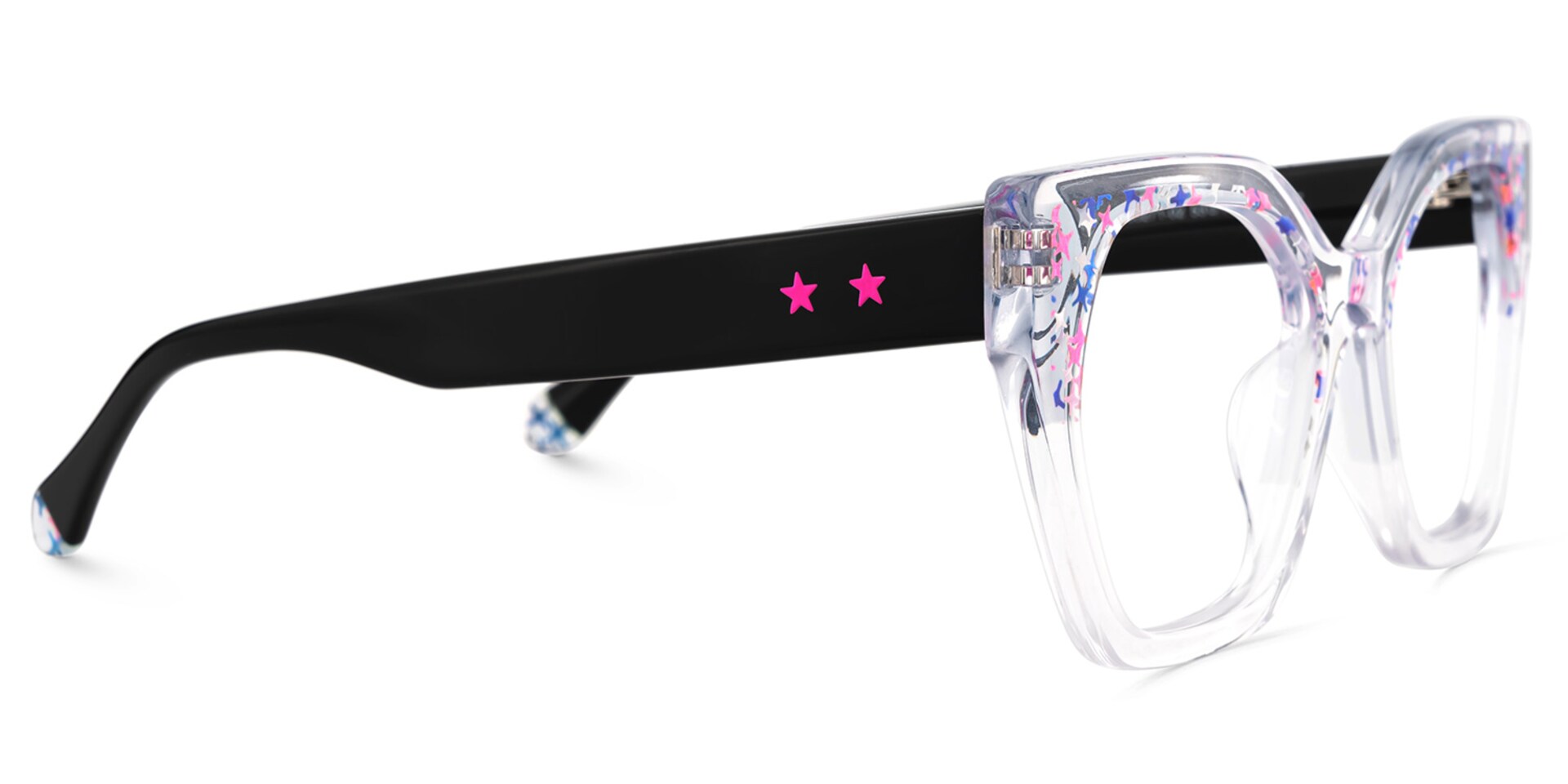 Butterfly Spectacle Frames With Crystal Color4