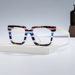 Laguer Rectangle Multicolor Glasses0