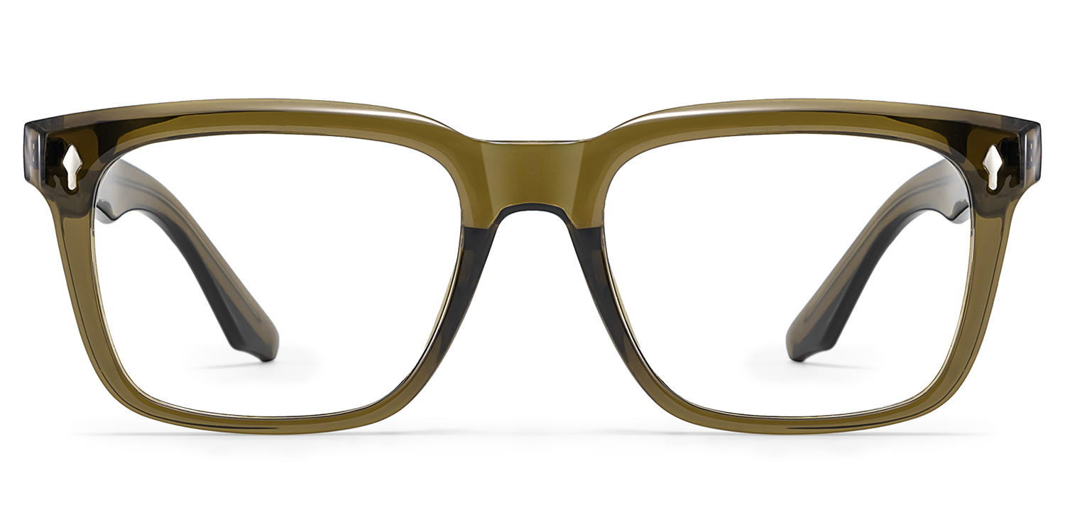 Fletcher Brown Frame Glasses with Rectangle Frame Online | ZEELOOL