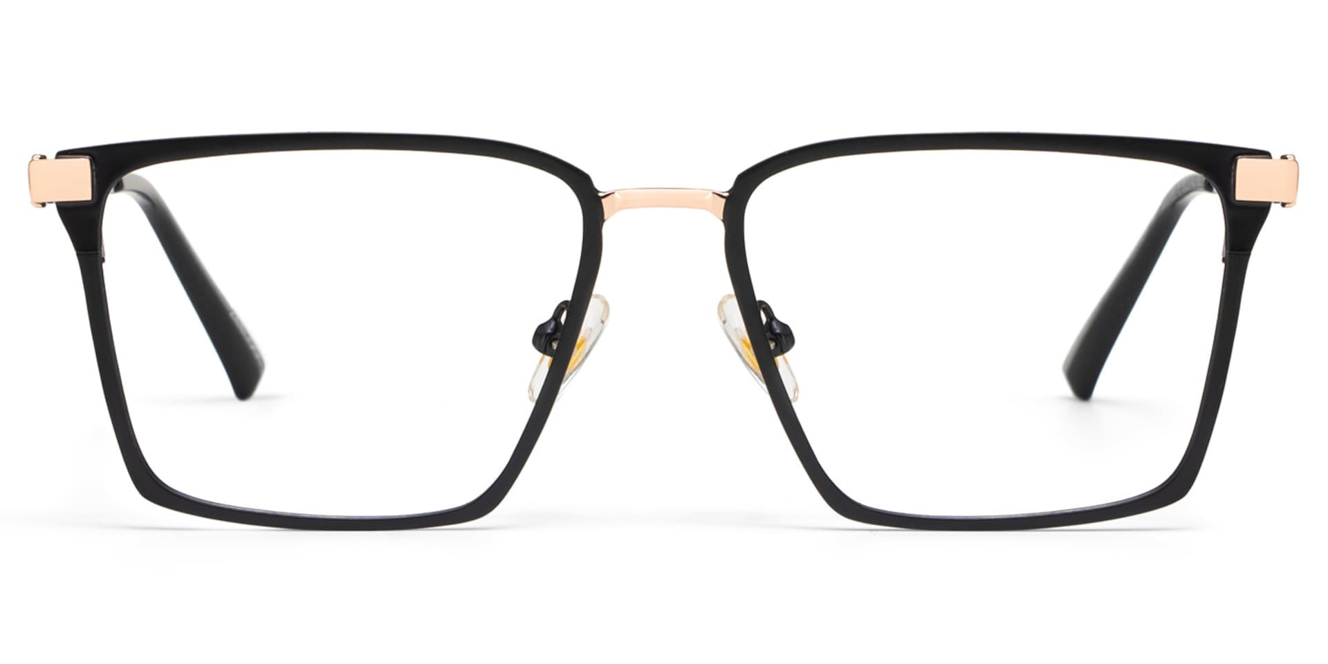 Finn Eyeglasses in Rectangle Black Frame | Zeelool0