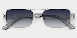 Eric Aviator Silver Glasses1