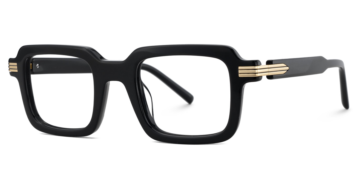 Square Frame Prescription Glasses With Black Color3