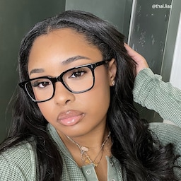 Lamont Rectangle Black Glasses7