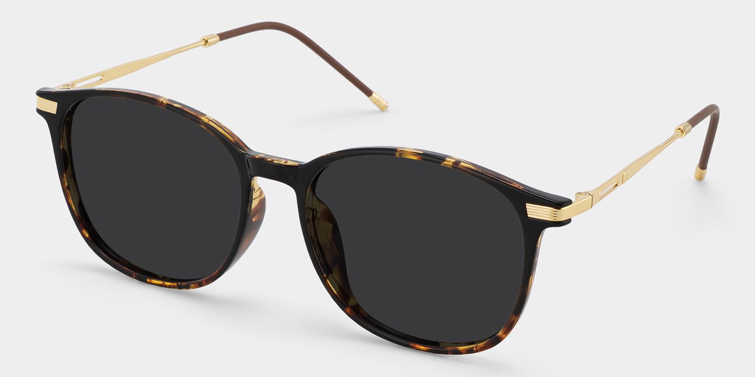 Greene Square Tortoise Frame Glasses | Zeelool Optical2