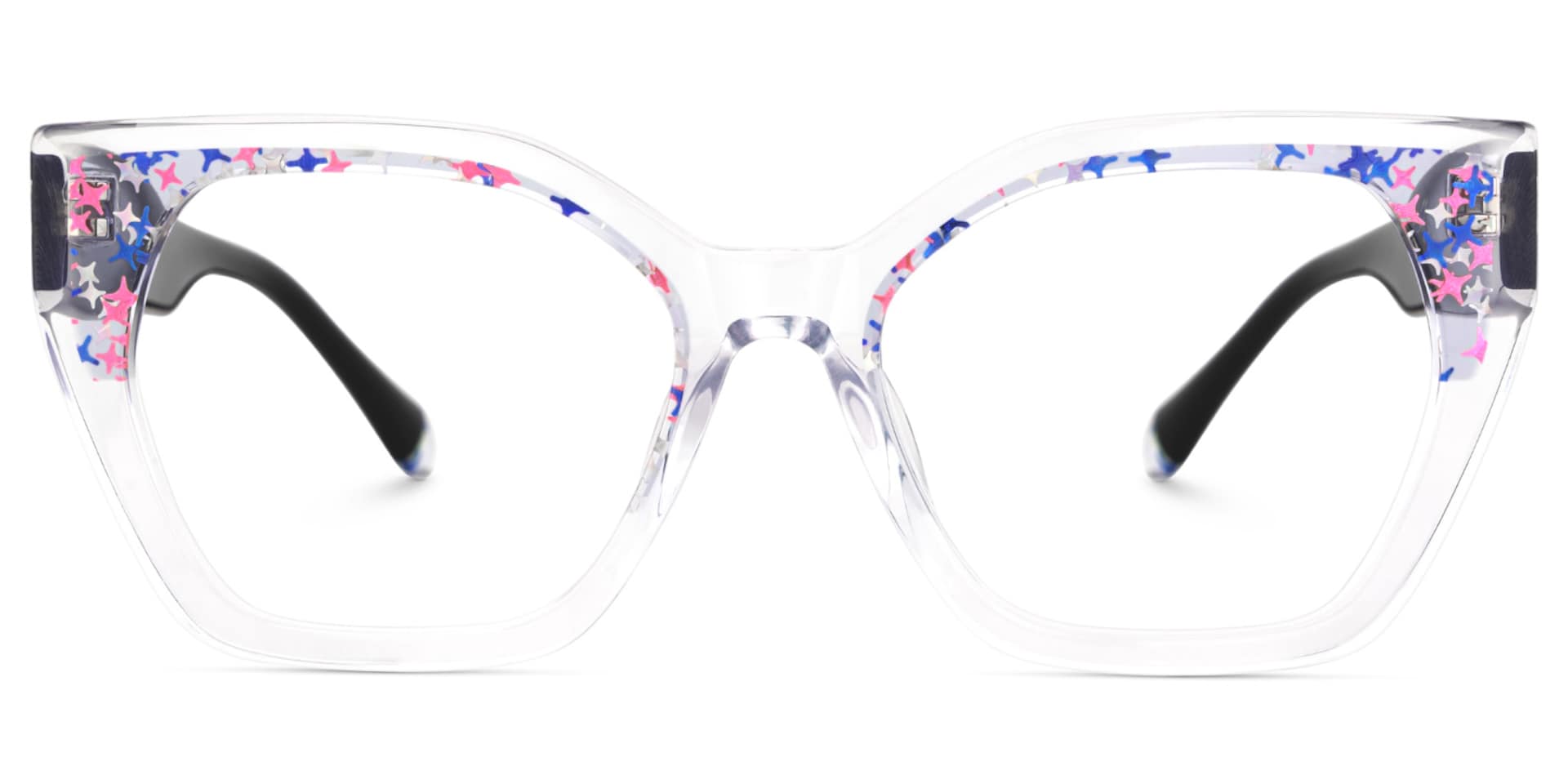 Butterfly Spectacle Frames With Crystal Color1