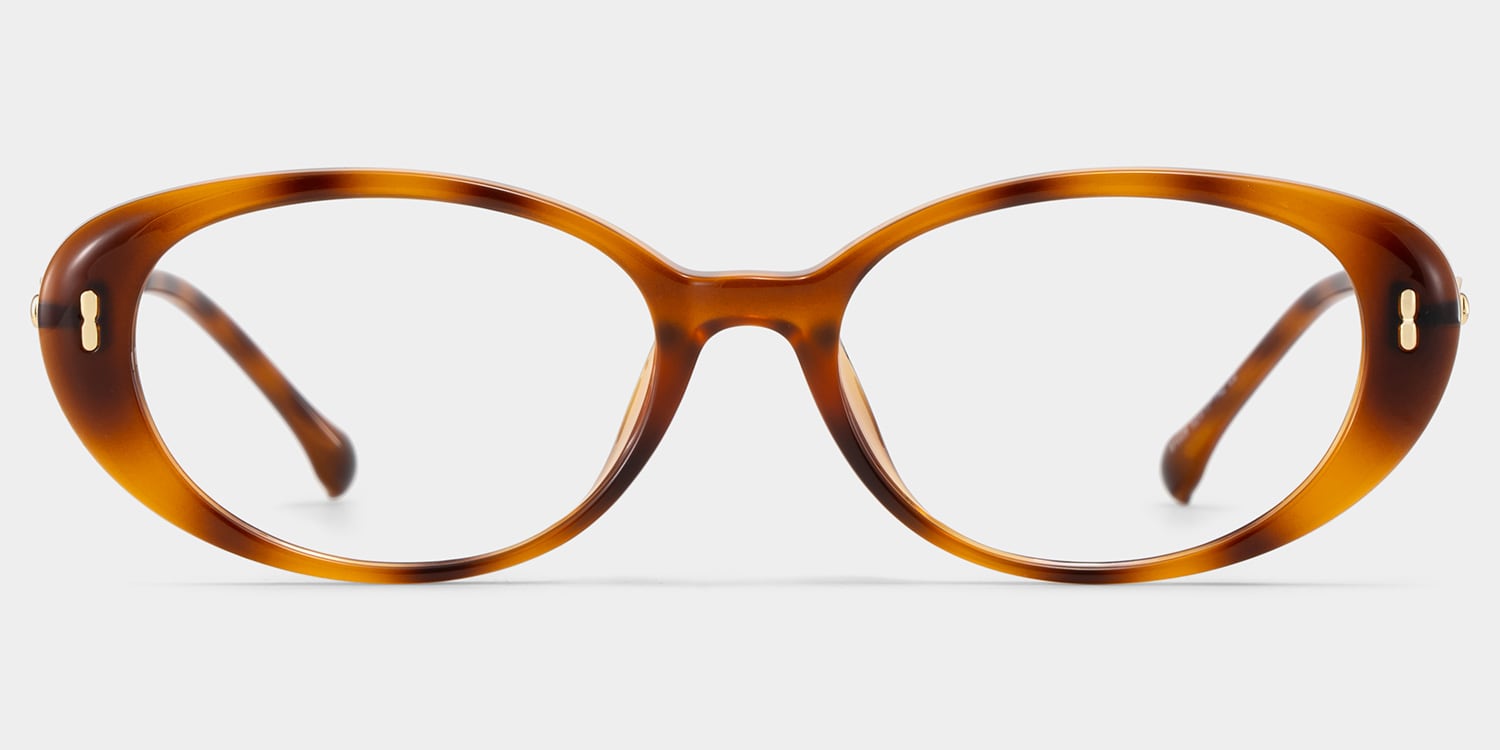 Blaire Oval Tortoise Glasses