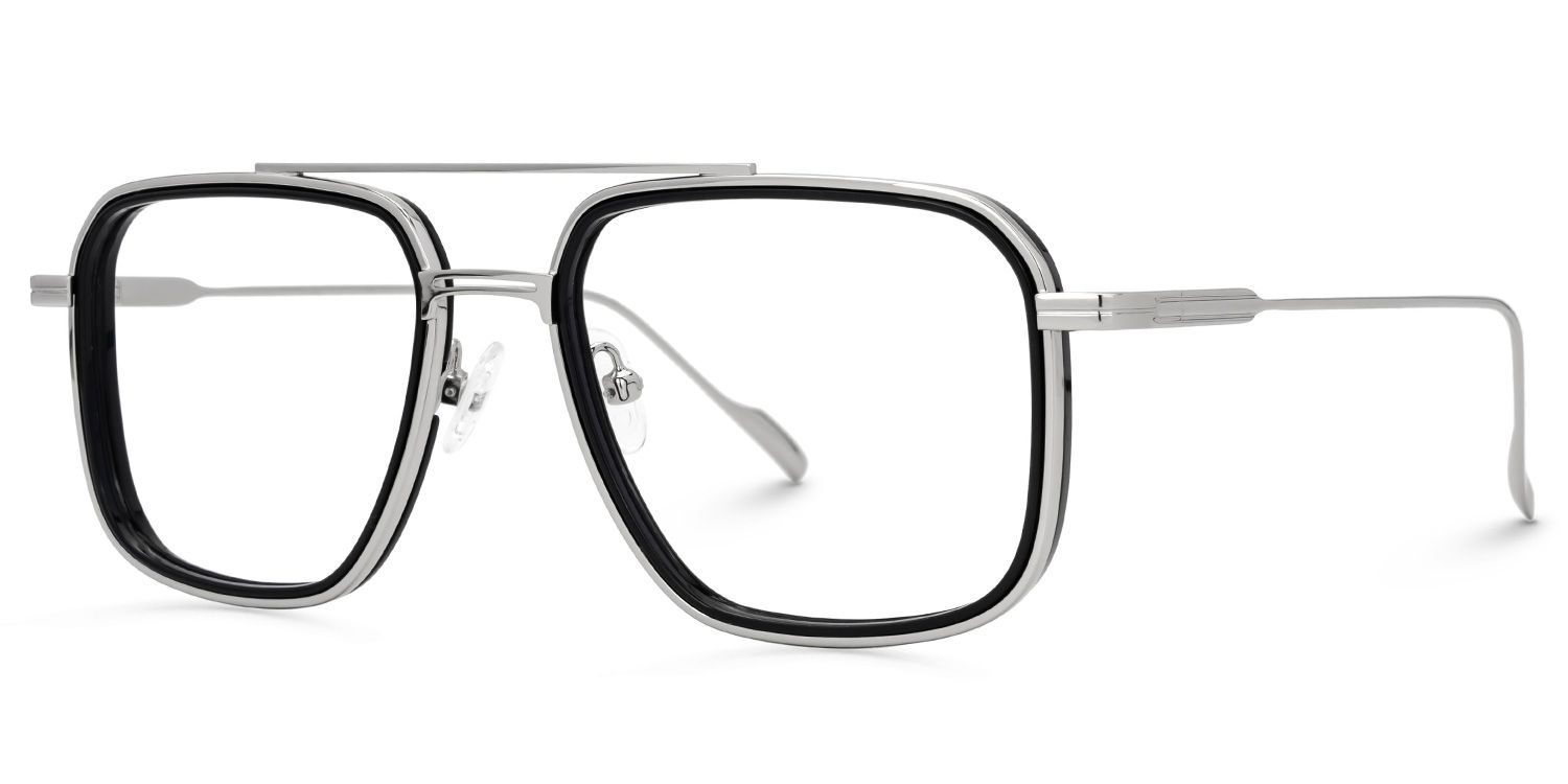 Bronica Aviator Black Full-Frame Glasses | ZEELOOL Canada1