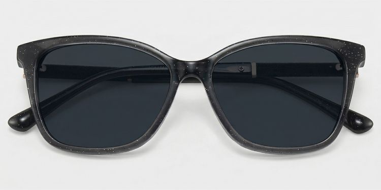Finnian Square Black Glasses