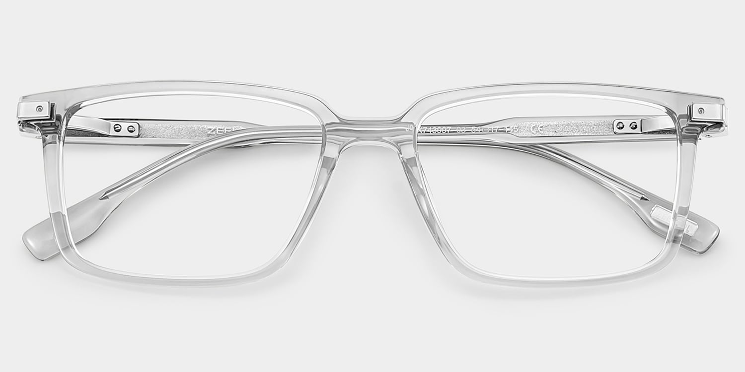 Cyrus Rectangle Gray Glasses