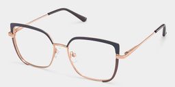 Grasso Square Two-Tone Glasses2