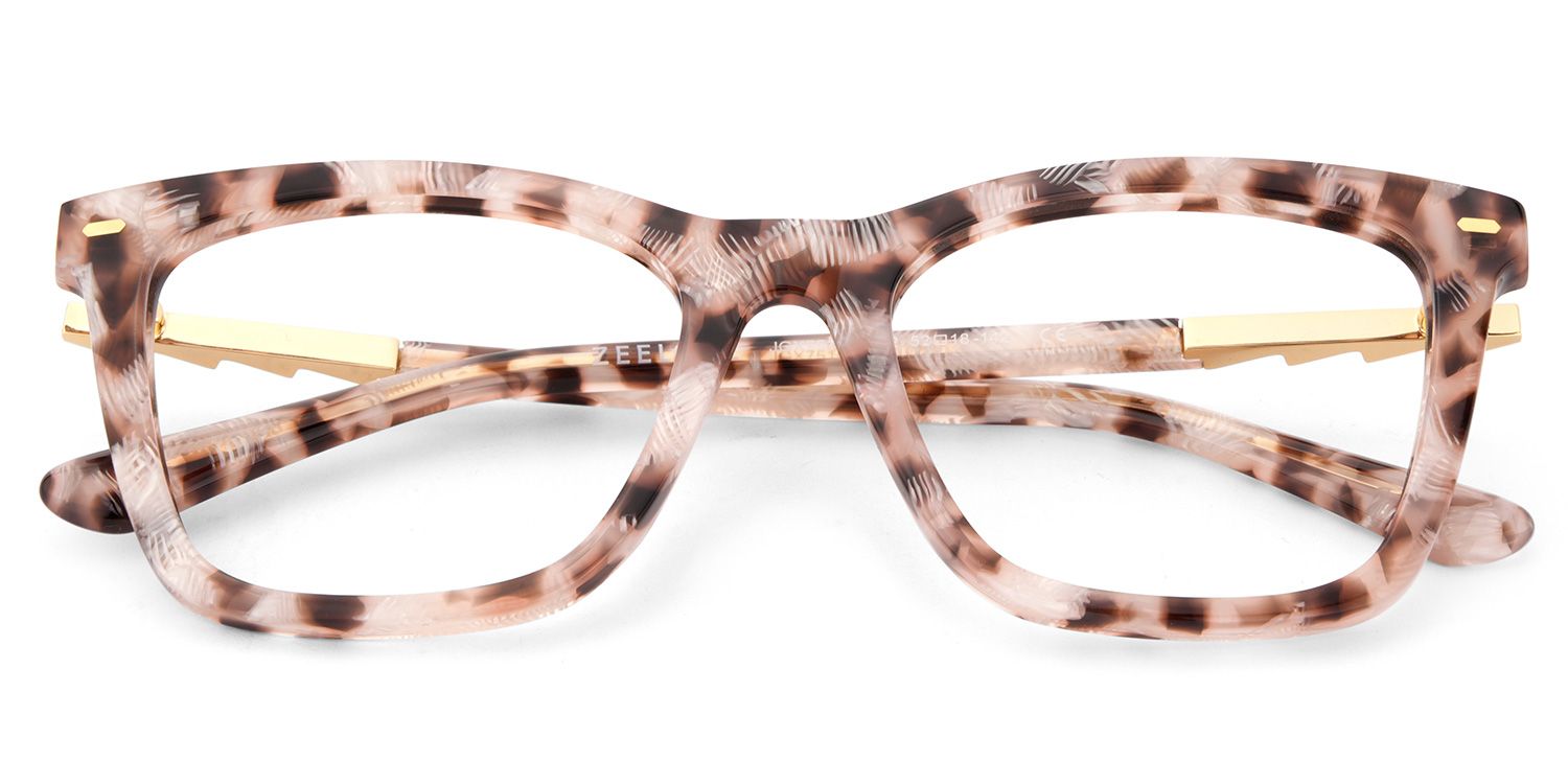 Women's Square Tortoise Frame Glasses2