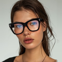 Grabar Square Black Glasses4