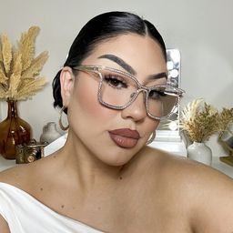 Shine Square Gold Glasses7