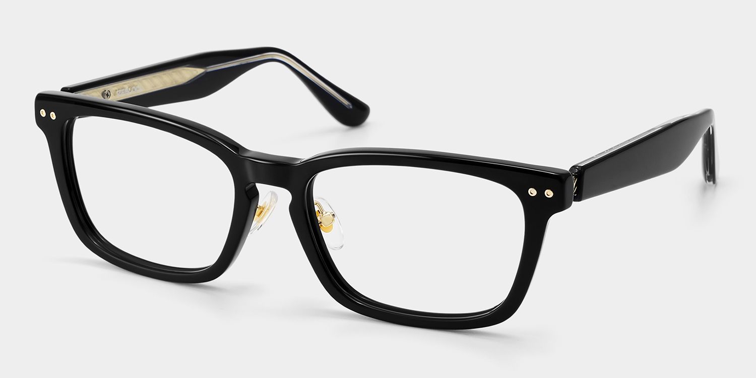 Shop Buzz Black Rectangle Eyeglasses | ZEELOOL2