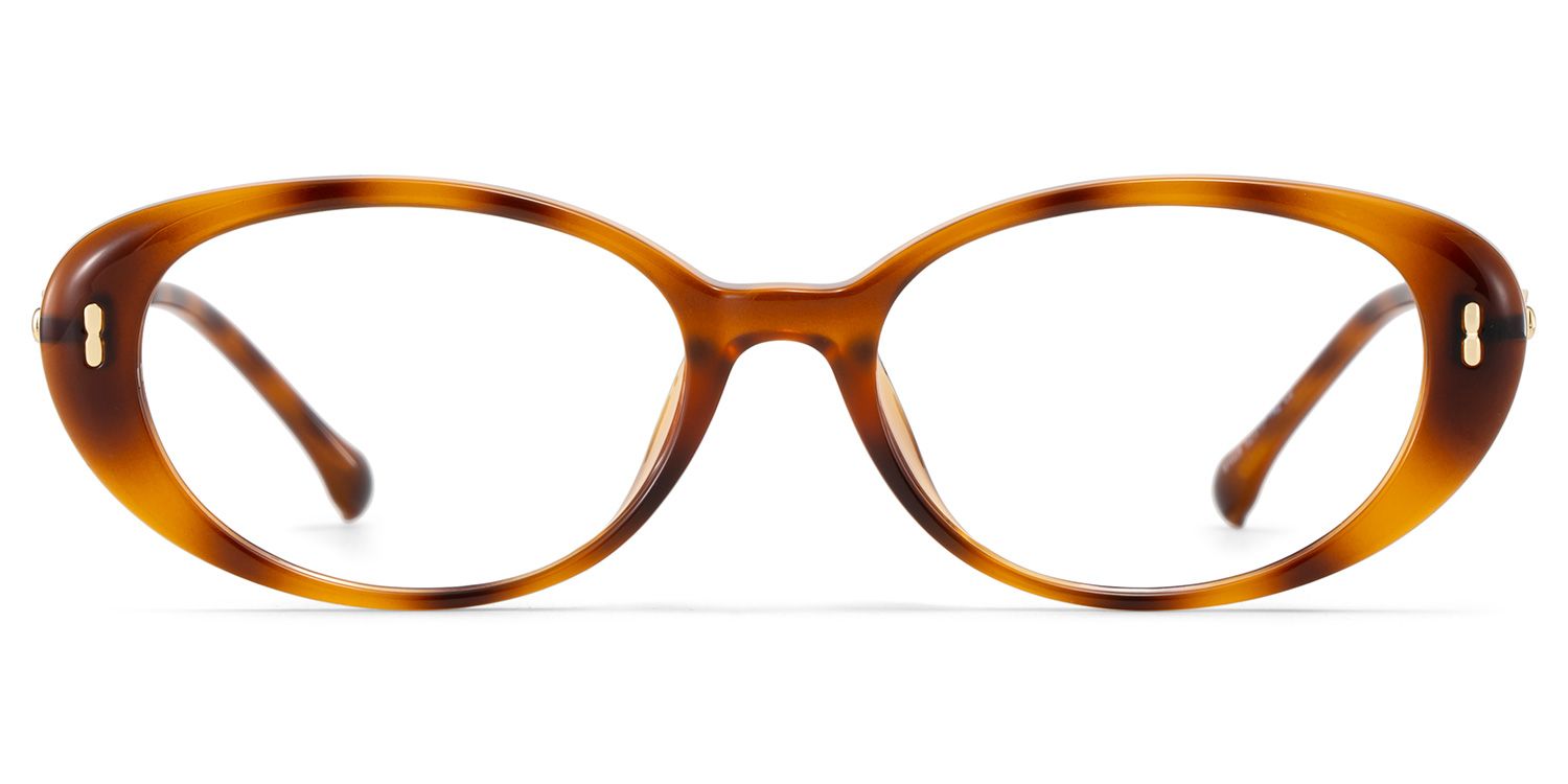 Blaire Tortoise Frame Glasses with Oval Frame Online | ZEELOOL
