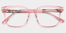 Freya Square Pink Glasses5