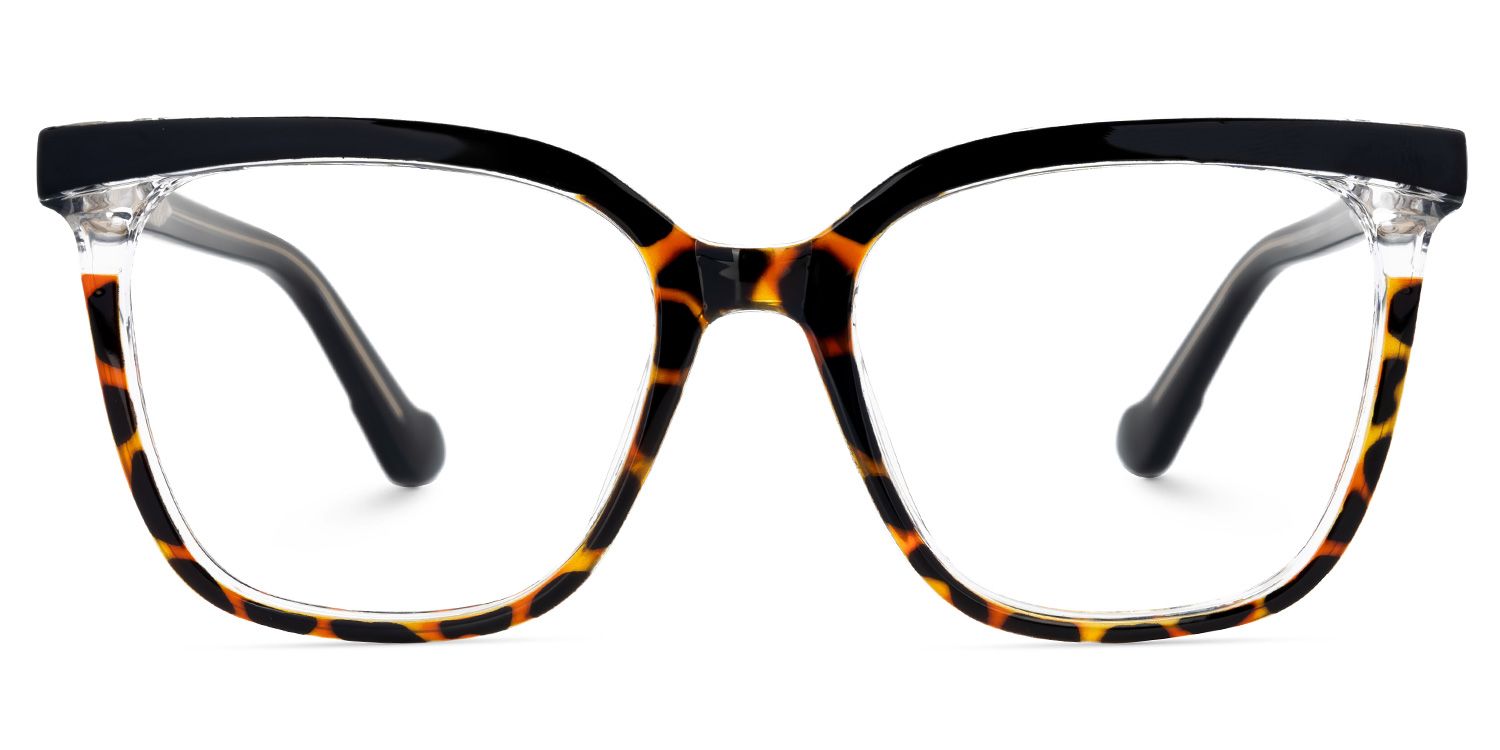 Square Tawana Black Glasses deals -Zeelool Glasses0