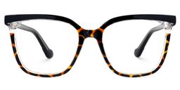 Tawana Square Black Glasses0