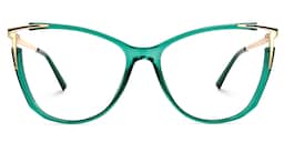 Yomary Cateye Green Glasses0