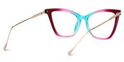 Hilary Butterfly Red-Blue Glasses3