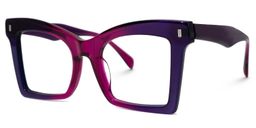 Corbin Square Purple Glasses1