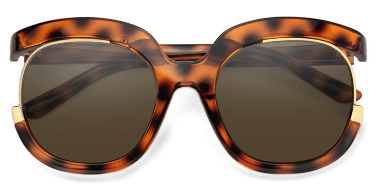 Darice Round Tortoise Sunglasses