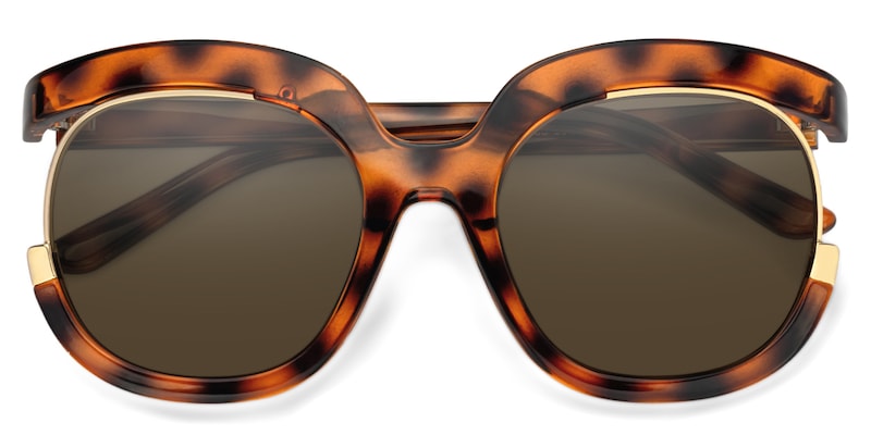 Darice Round Tortoise Sunglasses