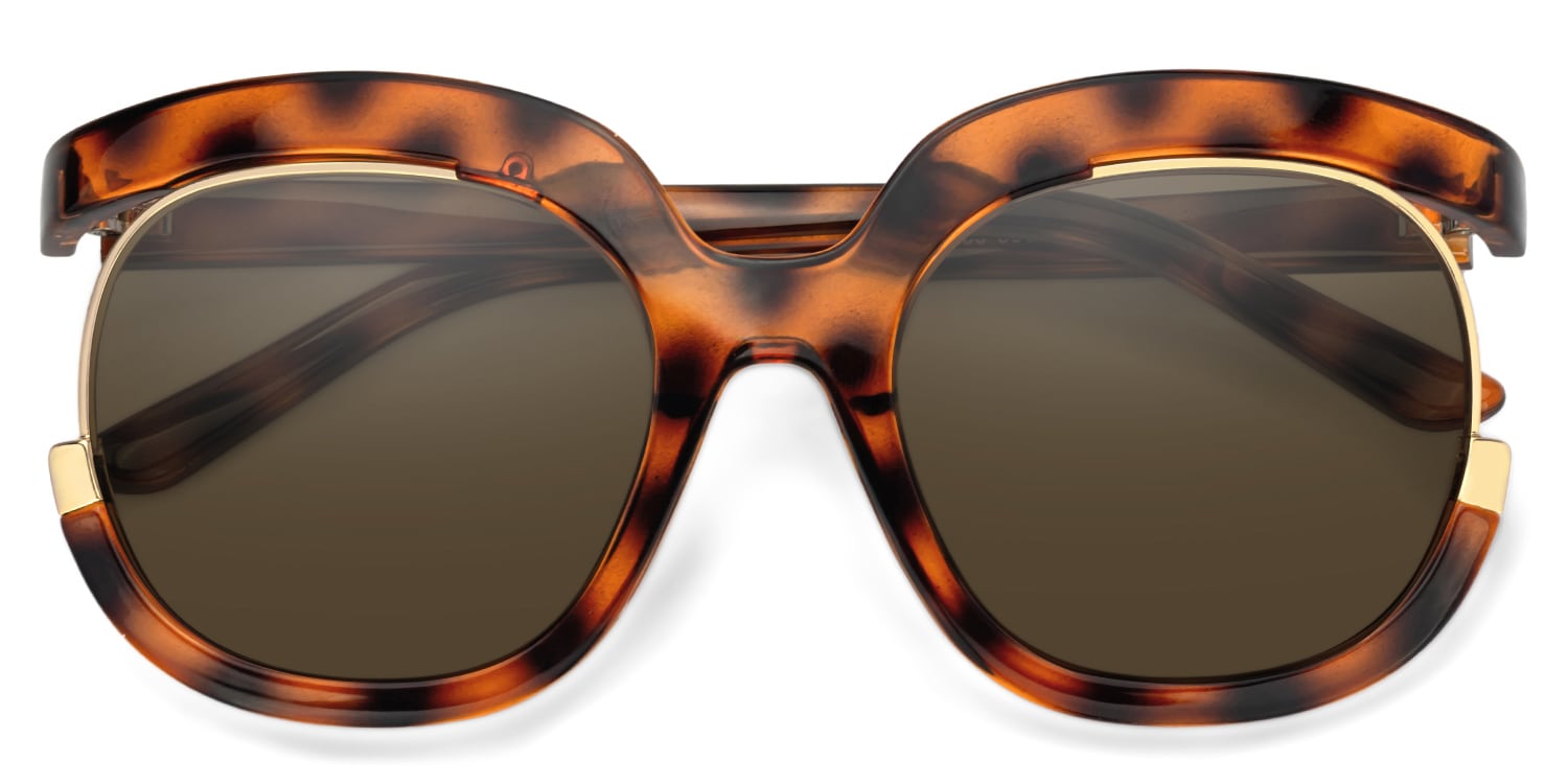 Darice Round Tortoise Sunglasses