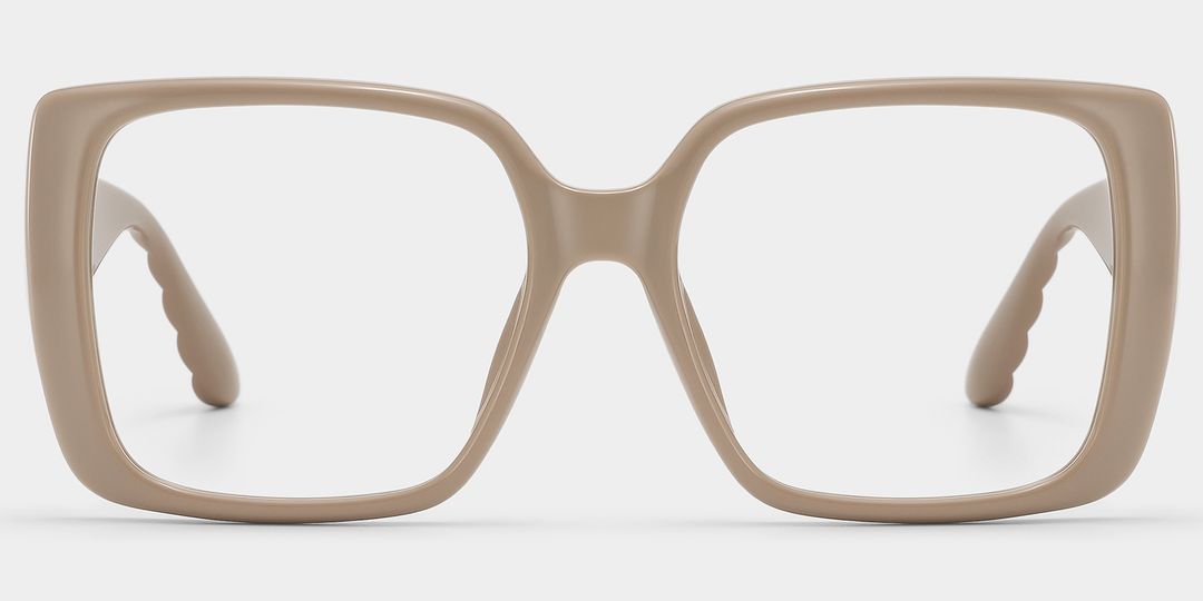 Maya Brown Square Glasses