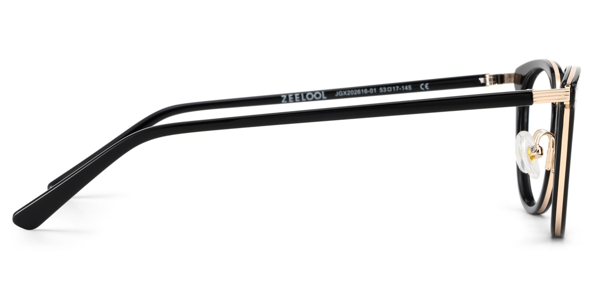 Caden Eyeglasses in Round Black Frame | Zeelool7