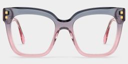 Minguela Square Gray Pink Glasses2