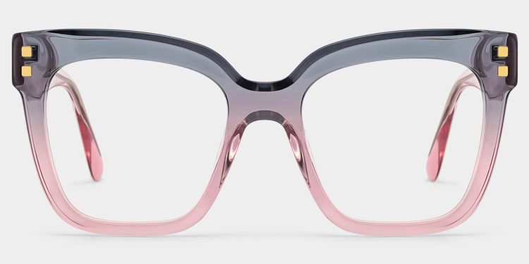 Minguela Gray Pink Square Glasses