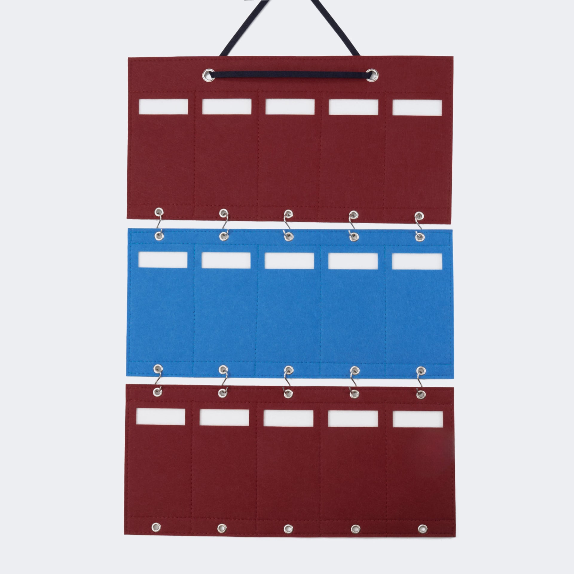 Practical Dark-Red Glasses Hanging Bags | Zeelool Glasses1