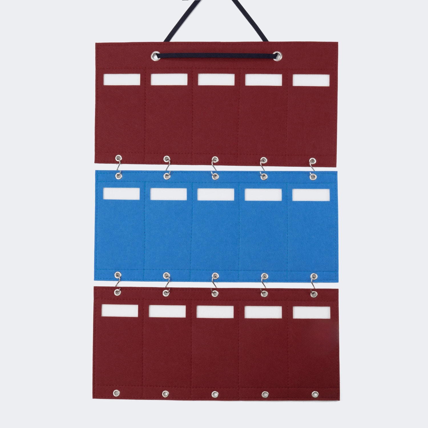 Practical Dark-Red Glasses Hanging Bags1